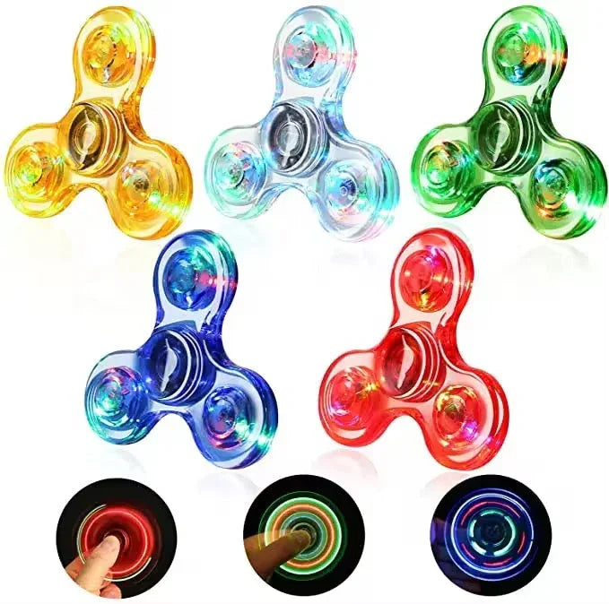 Light up fidget spinner