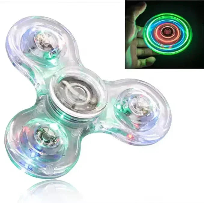 Light up fidget spinner