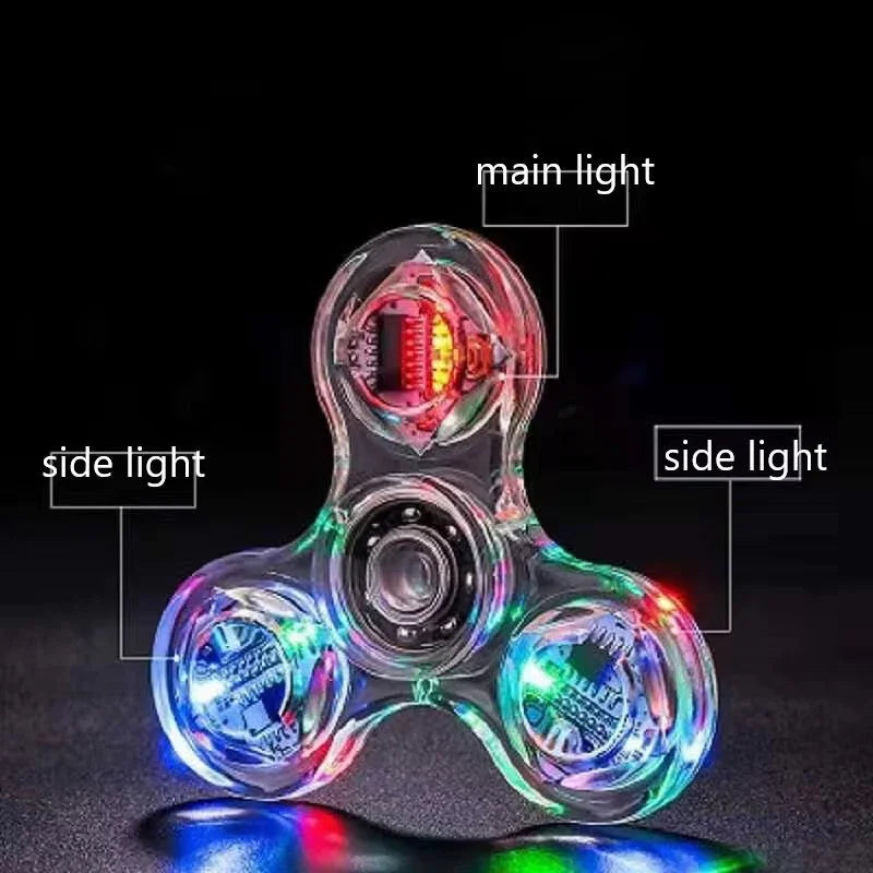 Light up fidget spinner